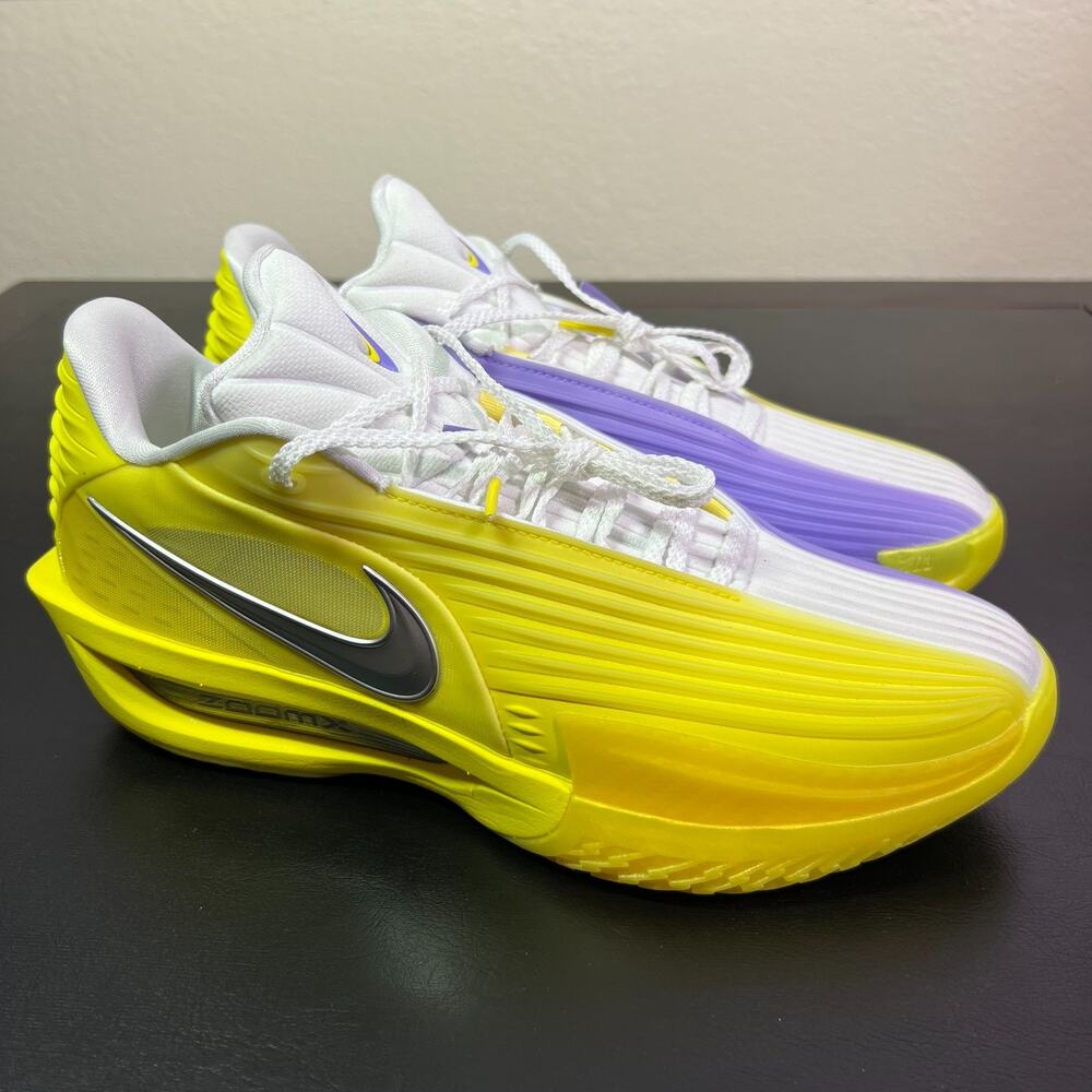 Nike Air Zoom GT Cut 3 Turbo Los Angeles Lakers Shoes HV9918-500 Men's Size 10